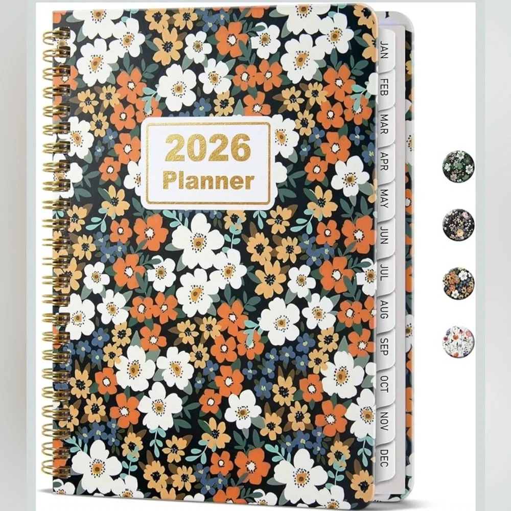 Timart 2026 Planner, January-December Weekly and Monthly (8.5" x11") - Picture 1 of 5